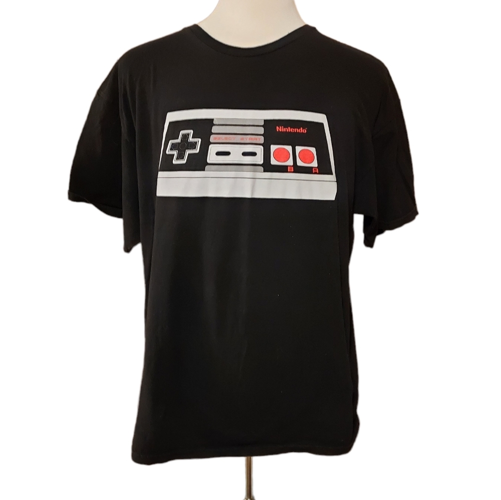 Nintendo Entertainment System Tshirt Xl 100% Cotton Youth Unisex Black top